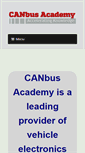 Mobile Screenshot of canbusacademy.com